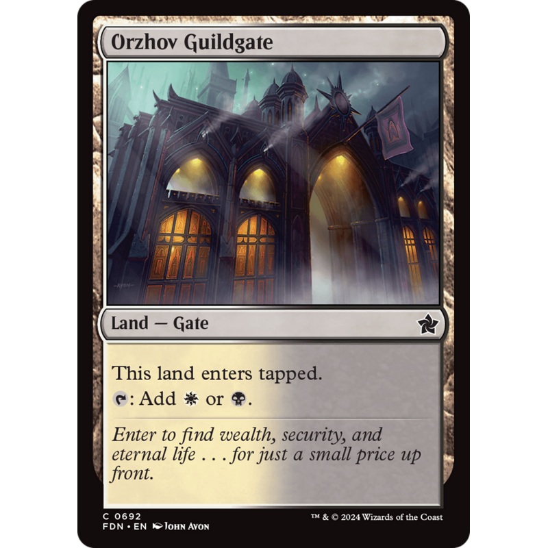 Orzhov Guildgate [Foundations]