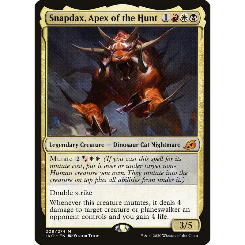 Snapdax, Apex of the Hunt [Ikoria: Lair of Behemoths]