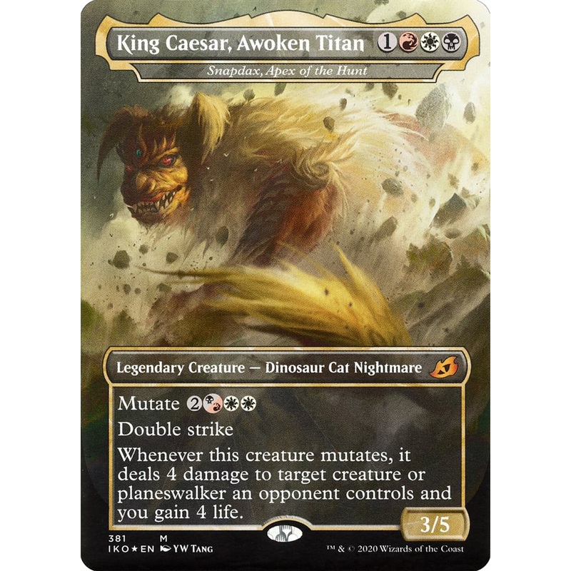 Snapdax, Apex of the Hunt - King Caesar, Awoken Titan (Godzilla Series) [Ikoria: Lair of Behemoths]