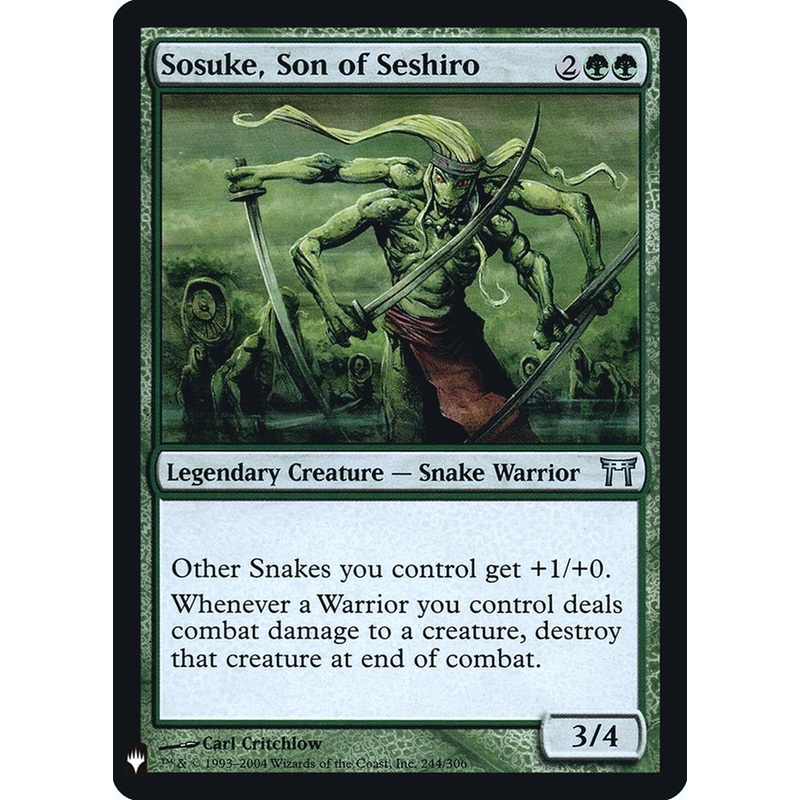 Sosuke, Son of Seshiro [Mystery Booster]