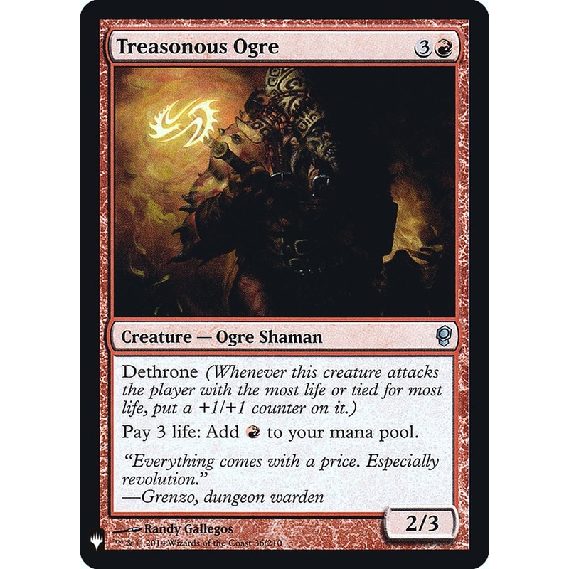Treasonous Ogre [Mystery Booster]