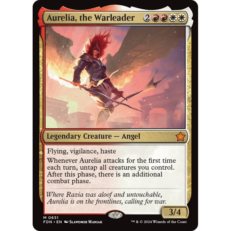 Aurelia, the Warleader [Foundations]