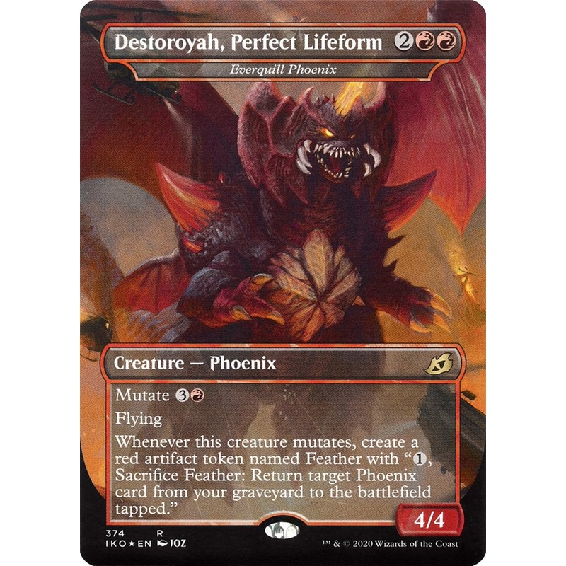 Everquill Phoenix - Destoroyah, Perfect Lifeform (Godzilla Series) [Ikoria: Lair of Behemoths]