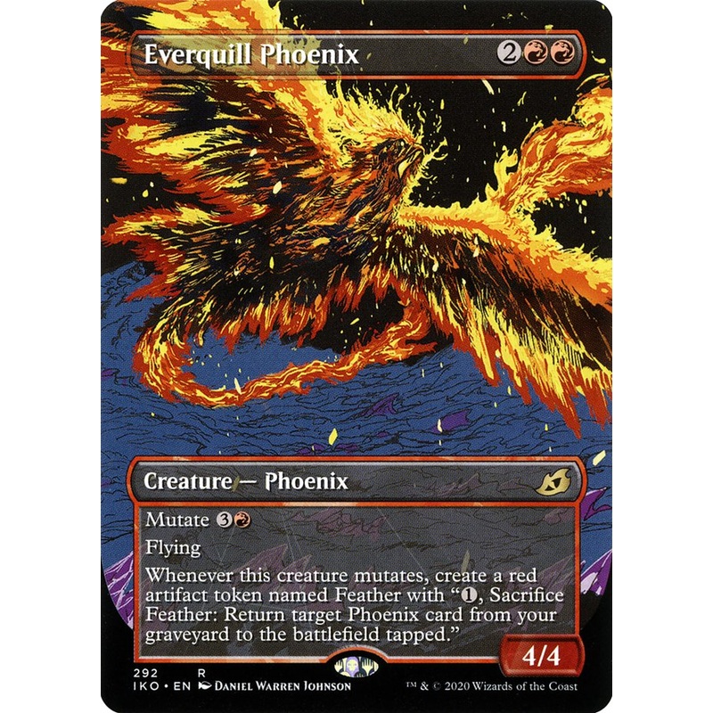 Everquill Phoenix (Showcase) [Ikoria: Lair of Behemoths]