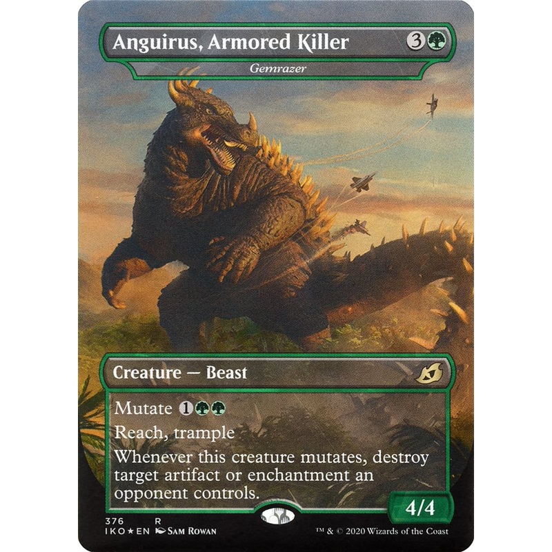 Gemrazer - Anguirus, Armored Killer (Extended Art) [Ikoria: Lair of Behemoths]