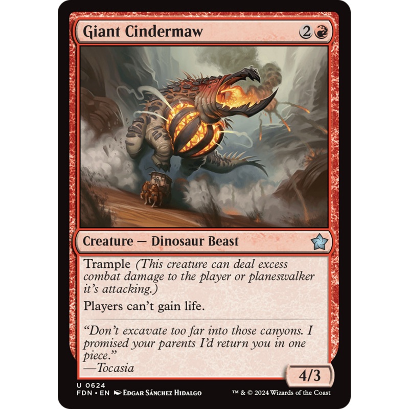 Giant Cindermaw [Foundations]