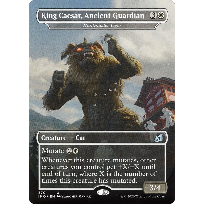 Huntmaster Liger - King Caesar, Ancient Guardian (Godzilla Series) [Ikoria: Lair of Behemoths]