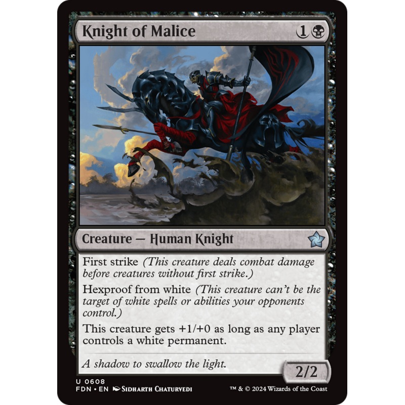 Knight of Malice [Foundations]
