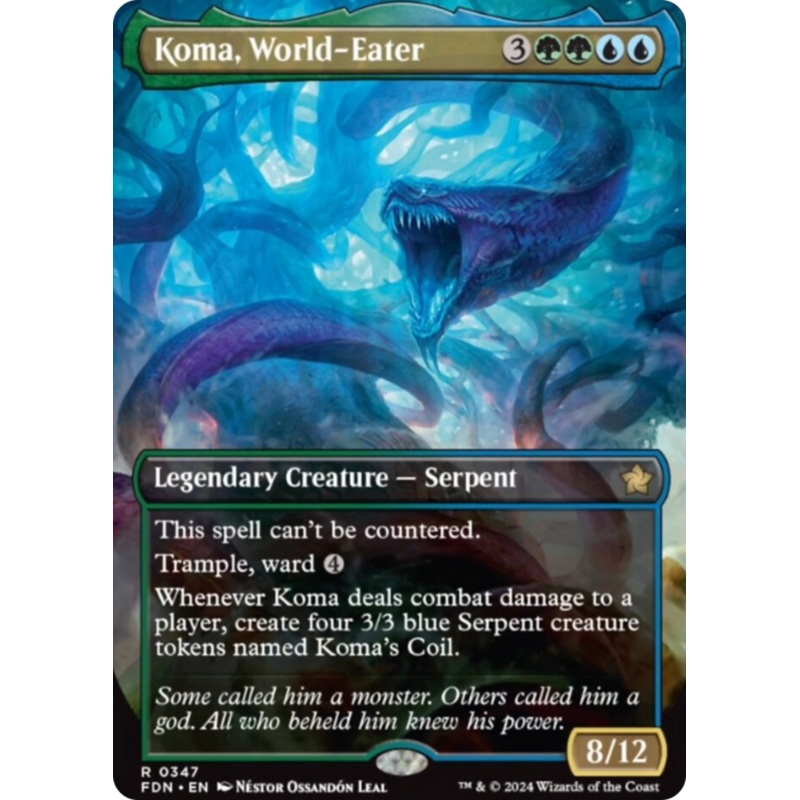Koma, World-Eater (Borderless) [Foundations]