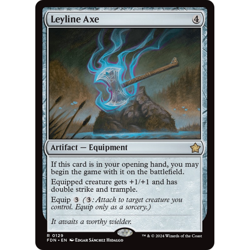 Leyline Axe [Foundations]