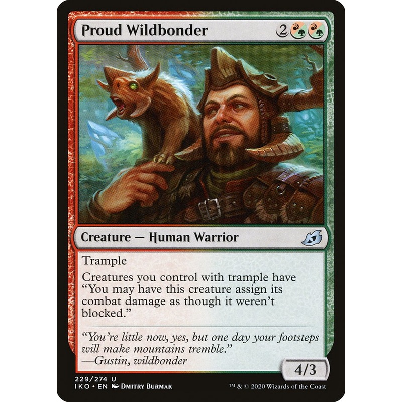Proud Wildbonder [Ikoria: Lair of Behemoths]
