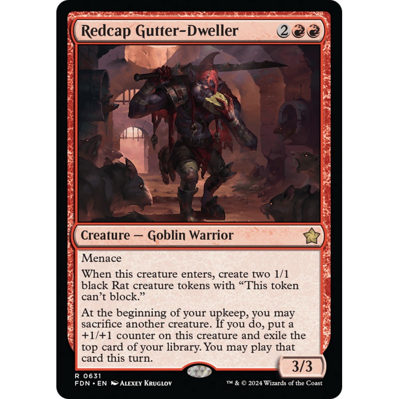 Redcap Gutter-Dweller [Foundations]