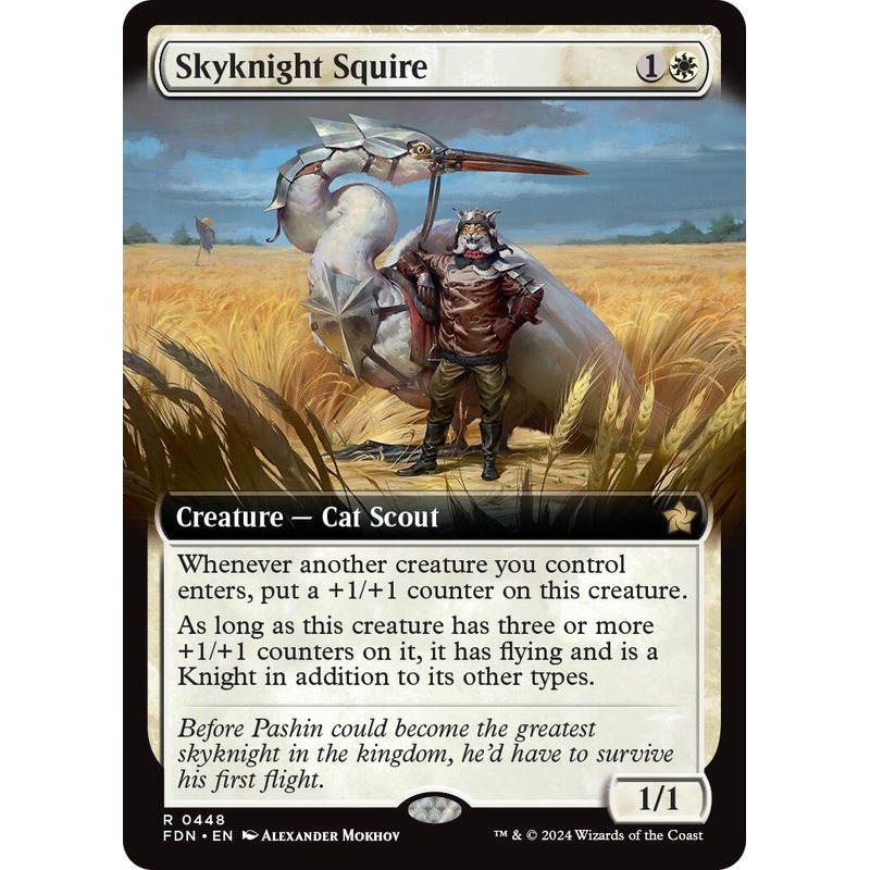 Skyknight Squire (Extended Art) [Foundations]