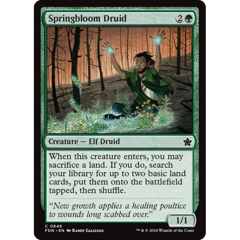 Springbloom Druid [Foundations]