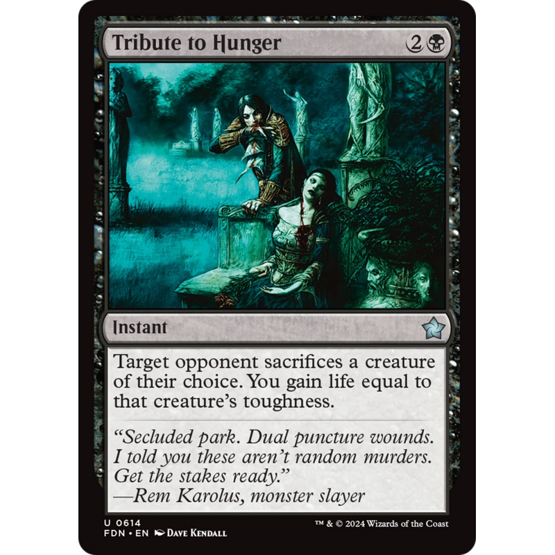 Tribute to Hunger [Foundations]