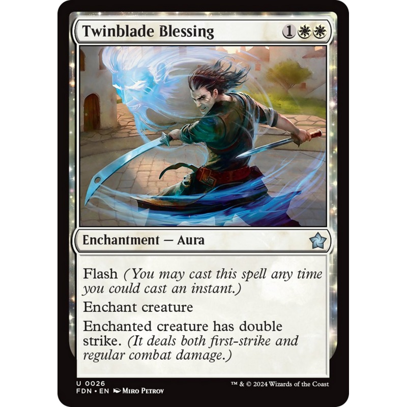 Twinblade Blessing [Foundations]