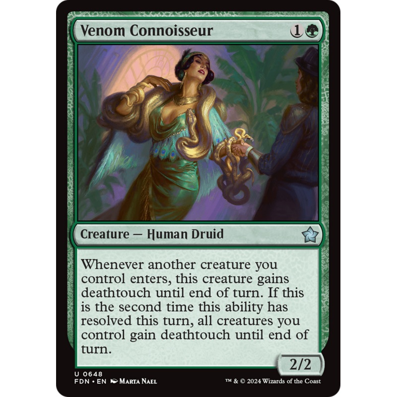 Venom Connoisseur [Foundations]