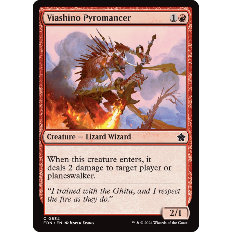 Viashino Pyromancer [Foundations]