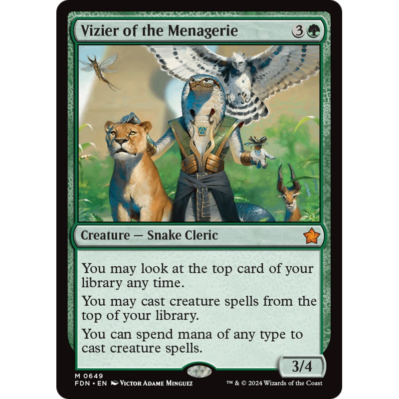 Vizier of the Menagerie [Foundations]