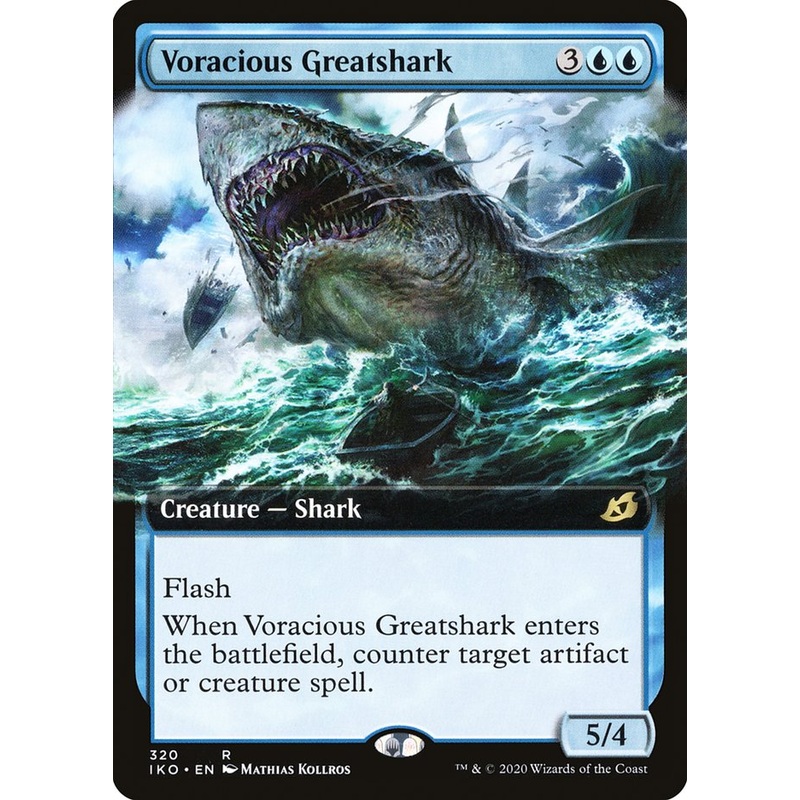 Voracious Greatshark (Extended Art) [Ikoria: Lair of Behemoths]