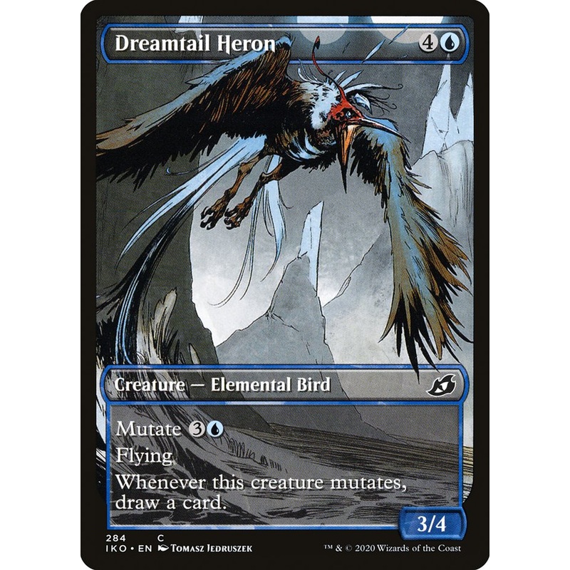 Dreamtail Heron (Showcase) [Ikoria: Lair of Behemoths]