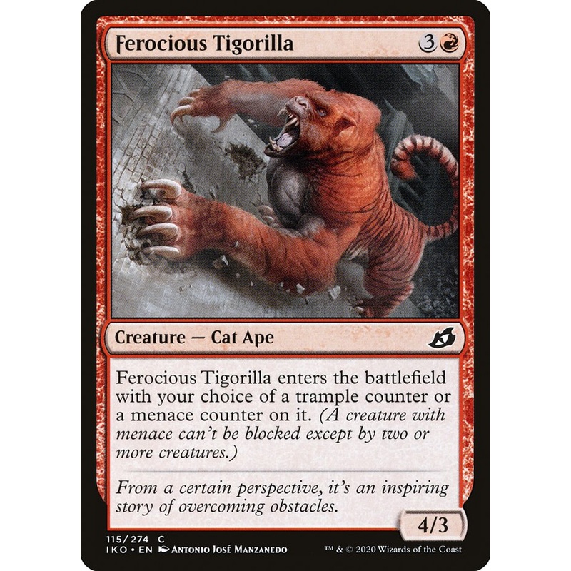 Ferocious Tigorilla [Ikoria: Lair of Behemoths]