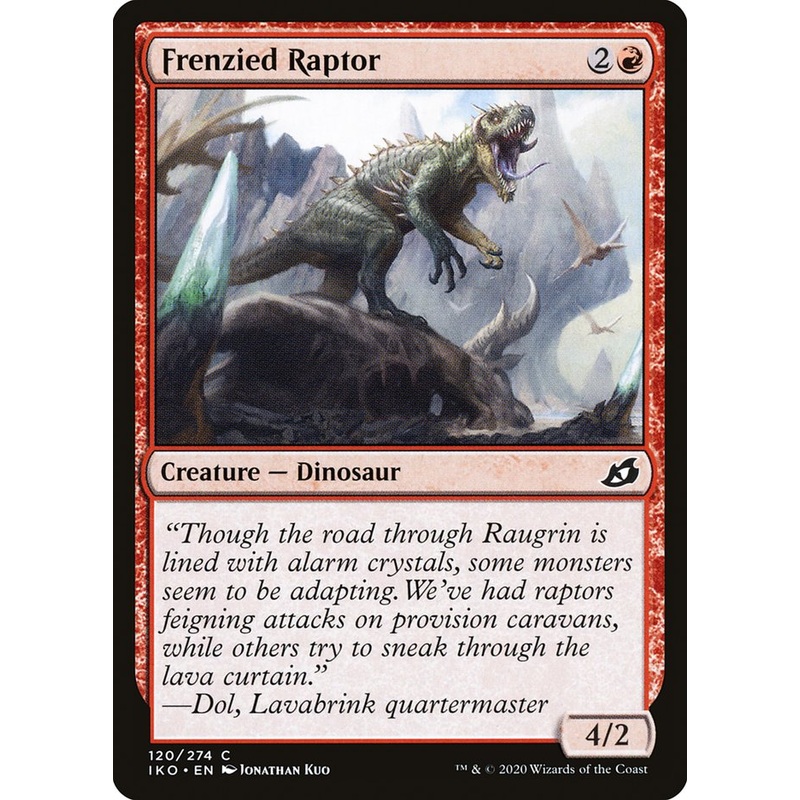Frenzied Raptor [Ikoria: Lair of Behemoths]
