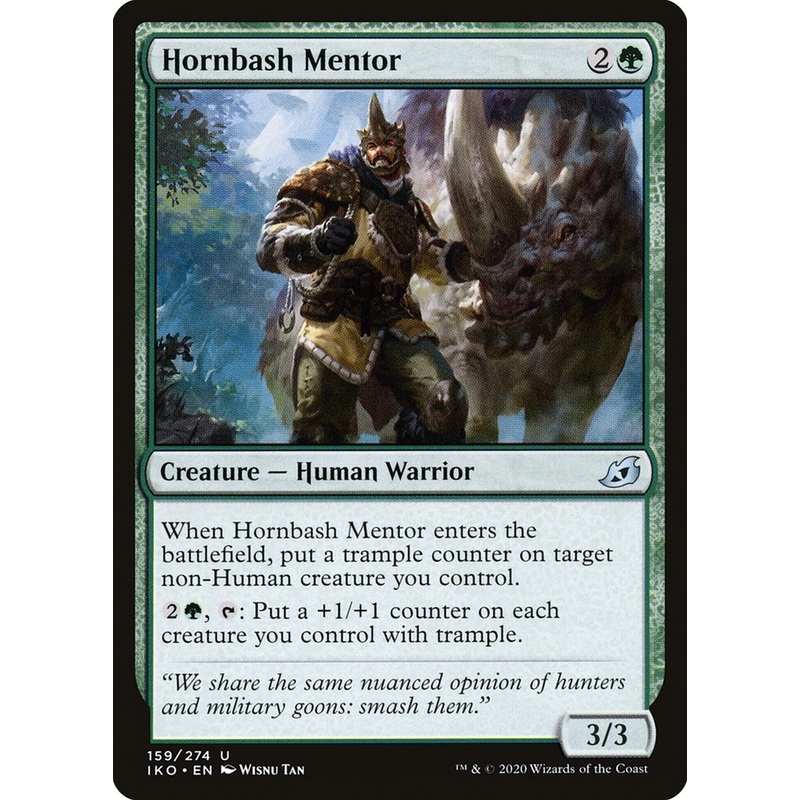 Hornbash Mentor [Ikoria: Lair of Behemoths]