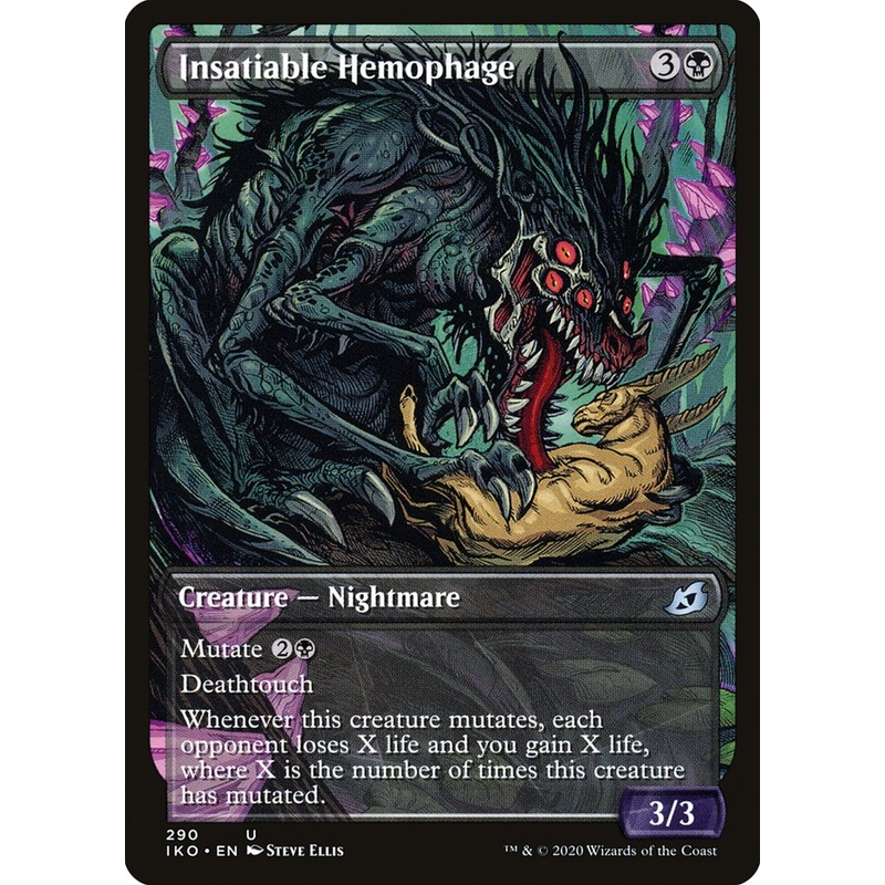 Insatiable Hemophage (Showcase) [Ikoria: Lair of Behemoths]