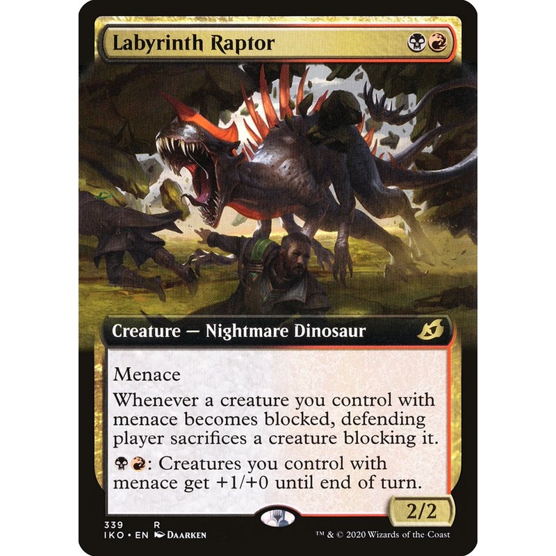 Labyrinth Raptor (Extended Art) [Ikoria: Lair of Behemoths]