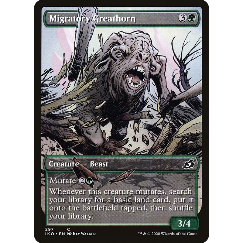 Migratory Greathorn (Showcase) [Ikoria: Lair of Behemoths]