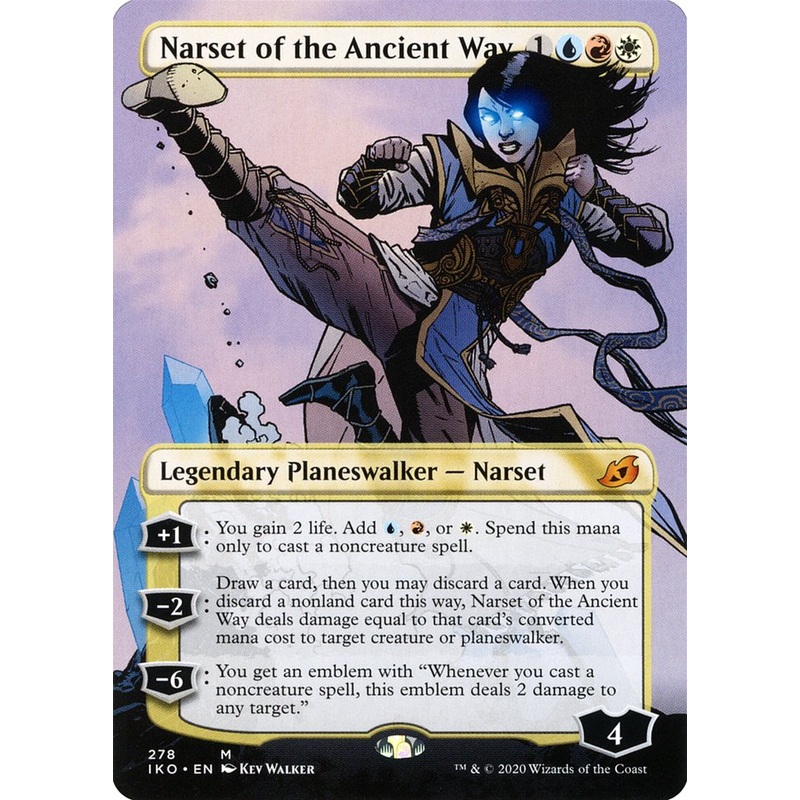 Narset of the Ancient Way (Borderless) [Ikoria: Lair of Behemoths]