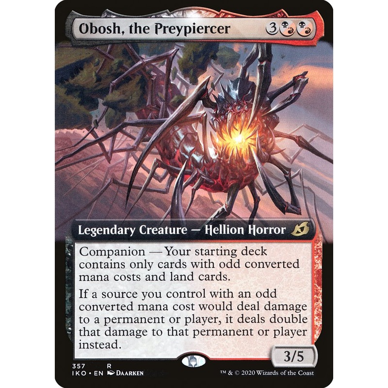 Obosh, the Preypiercer (Extended Art) [Ikoria: Lair of Behemoths]
