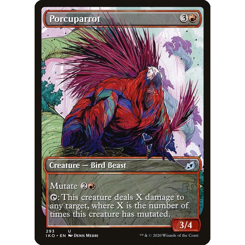 Porcuparrot (Showcase) [Ikoria: Lair of Behemoths]