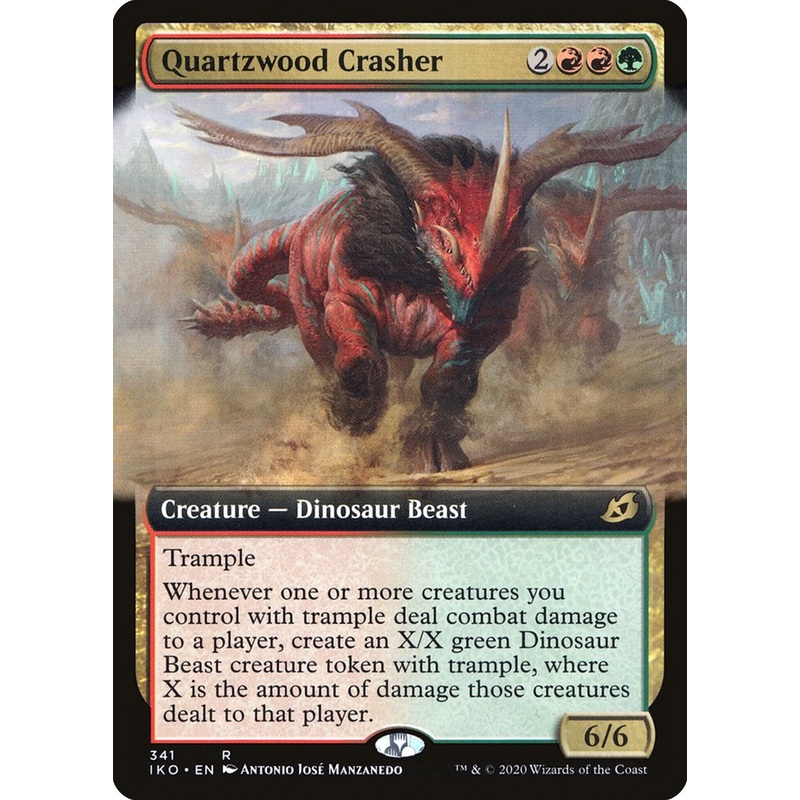 Quartzwood Crasher (Extended Art) [Ikoria: Lair of Behemoths]
