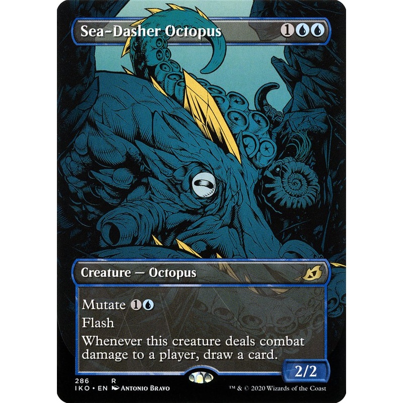 Sea-Dasher Octopus (Showcase) [Ikoria: Lair of Behemoths]
