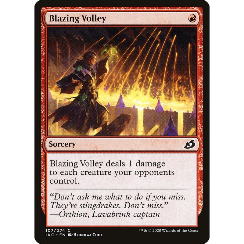 Blazing Volley [Ikoria: Lair of Behemoths]