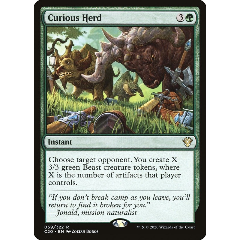 Curious Herd [Commander 2020]