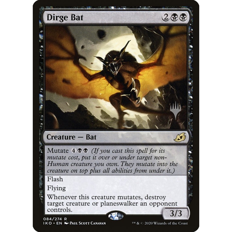 Dirge Bat (Promo Pack) [Ikoria: Lair of Behemoths Promos]