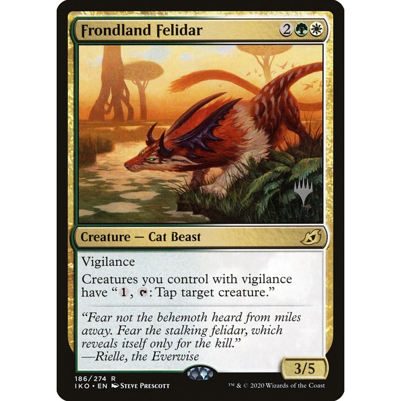 Frondland Felidar (Promo Pack) [Ikoria: Lair of Behemoths Promos]