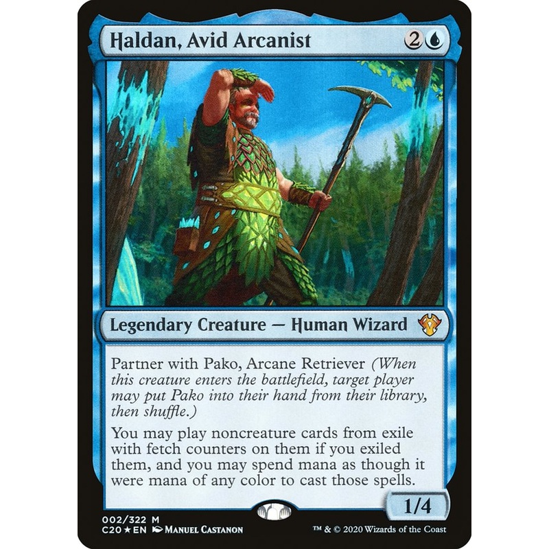 Haldan, Avid Arcanist [Commander 2020]