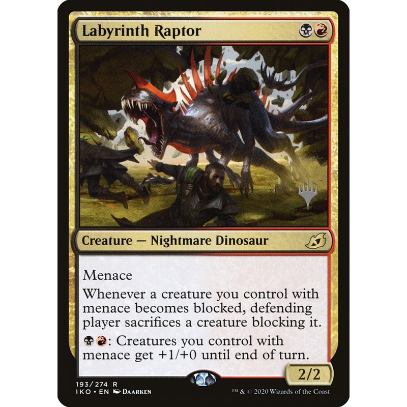 Labyrinth Raptor (Promo Pack) [Ikoria: Lair of Behemoths Promos]