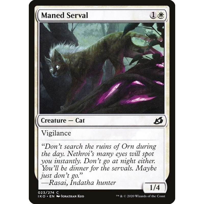 Maned Serval [Ikoria: Lair of Behemoths]