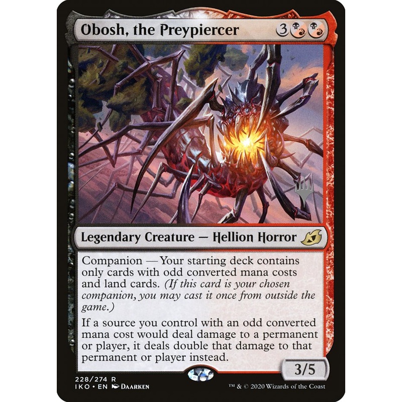 Obosh, the Preypiercer (Promo Pack) [Ikoria: Lair of Behemoths Promos]