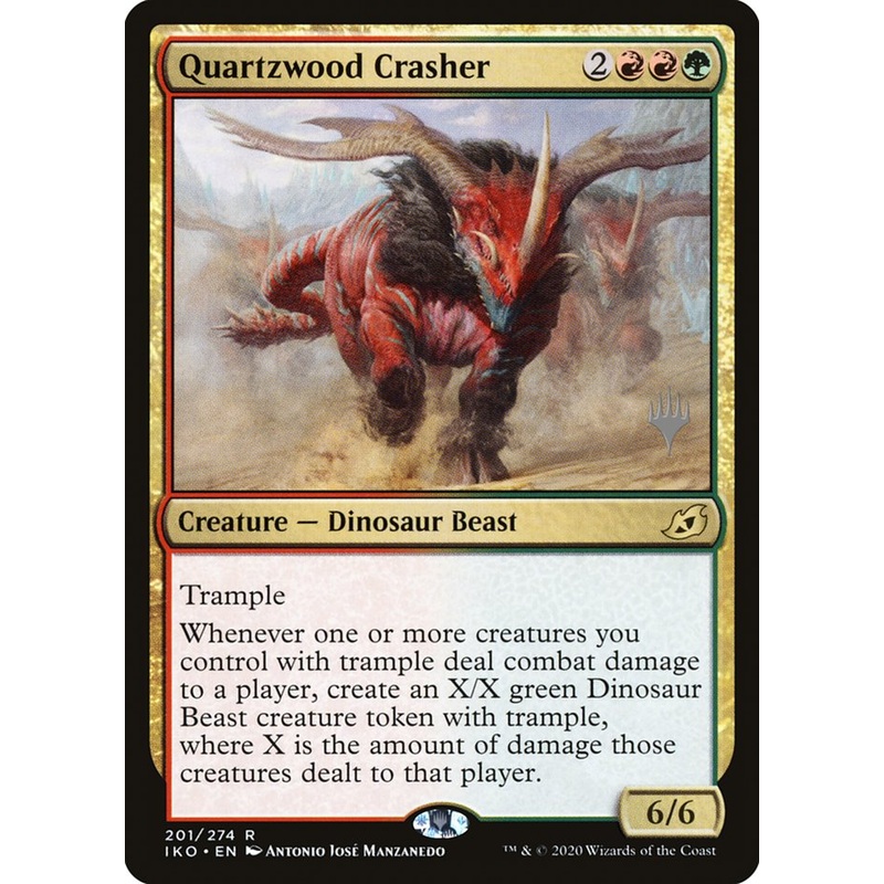 Quartzwood Crasher (Promo Pack) [Ikoria: Lair of Behemoths Promos]