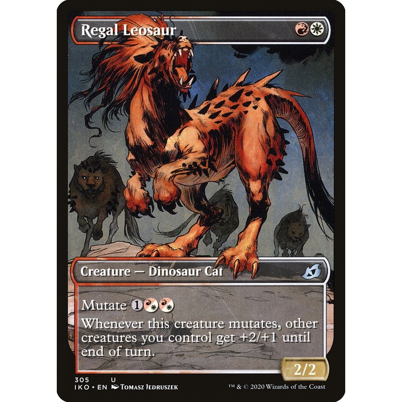 Regal Leosaur (Showcase) [Ikoria: Lair of Behemoths]