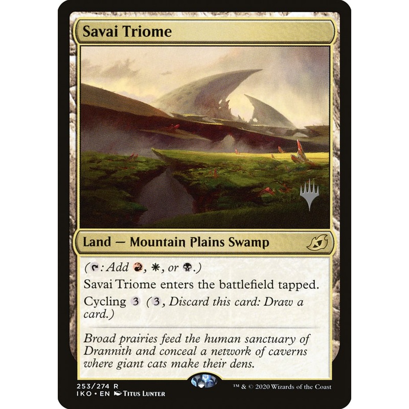 Savai Triome (Promo Pack) [Ikoria: Lair of Behemoths Promos]