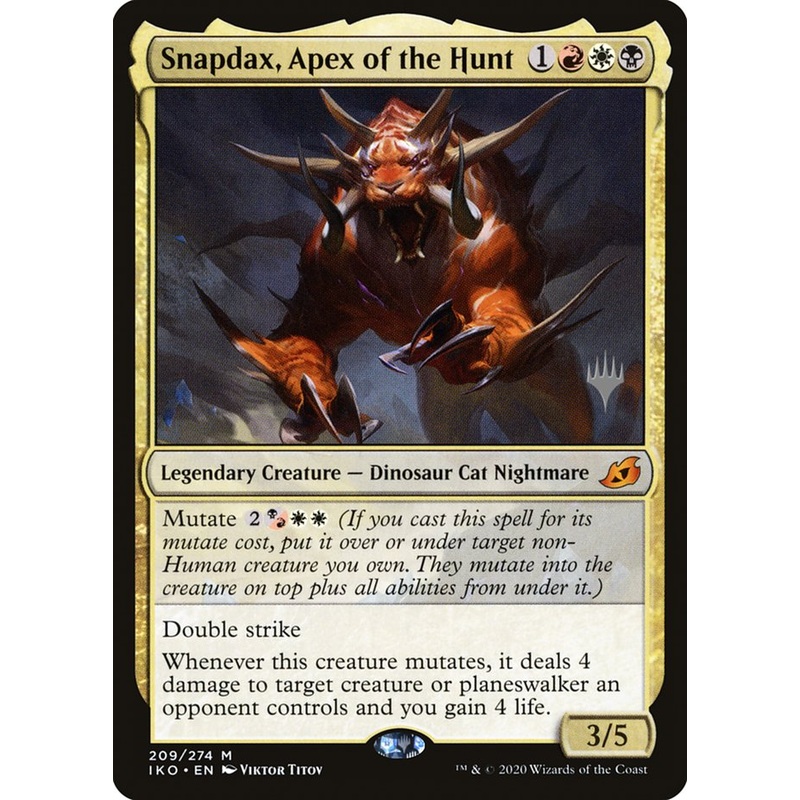 Snapdax, Apex of the Hunt (Promo Pack) [Ikoria: Lair of Behemoths Promos]