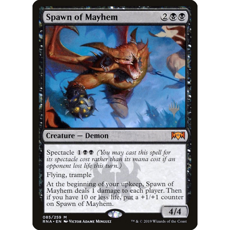 Spawn of Mayhem (Promo Pack) [Ravnica Allegiance Promos]
