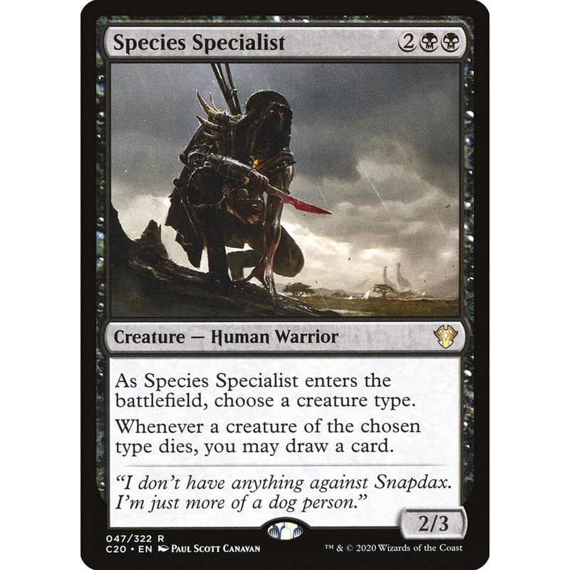 Species Specialist [Commander 2020]